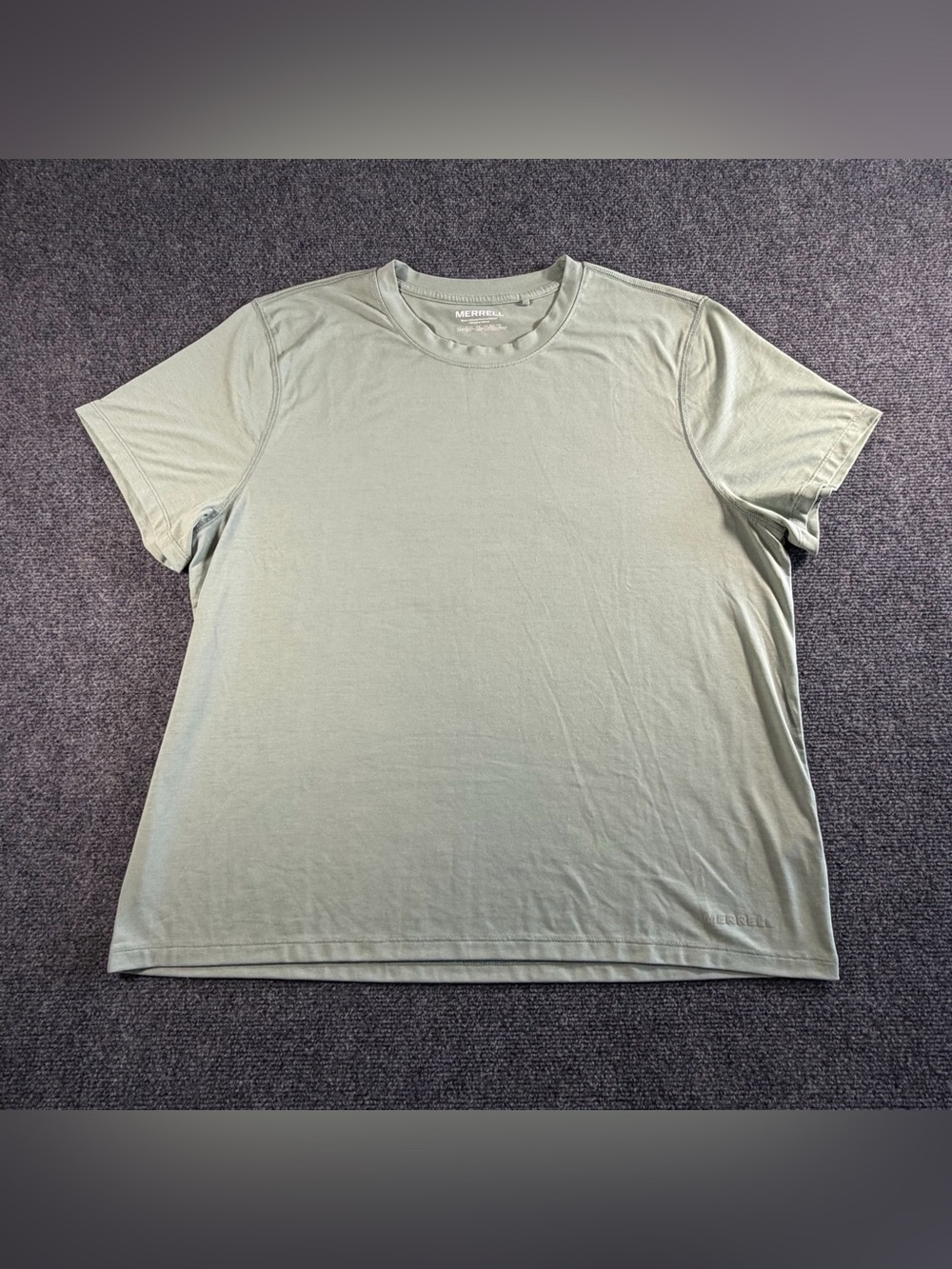 Merrell Women's Sage Green Active Tshirt Size XXL Athletic Comfort Athleisure